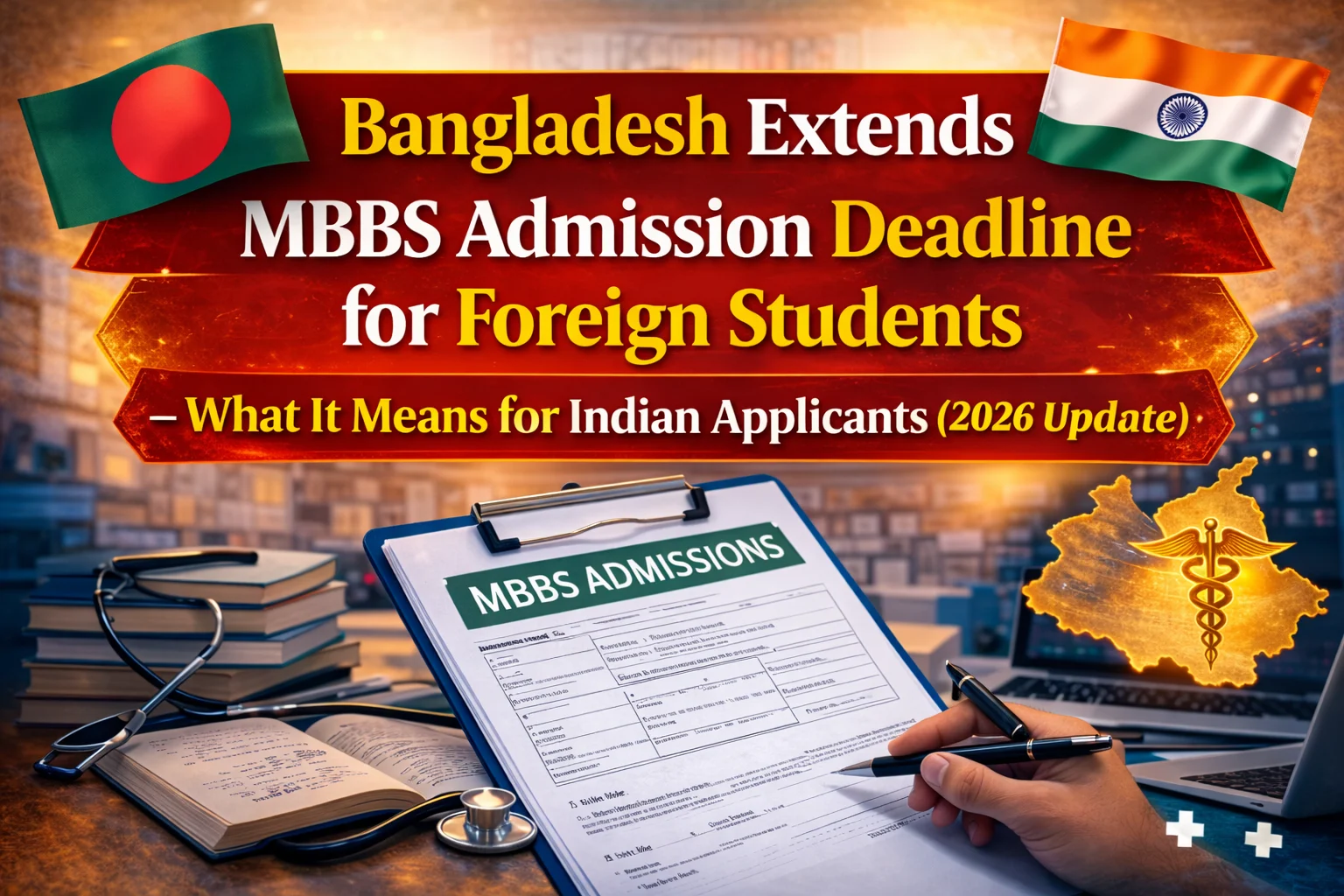 Bangladesh MBBS Admission Deadline for Foreign Students Extended – How It Affects Indian Aspirants (2026)