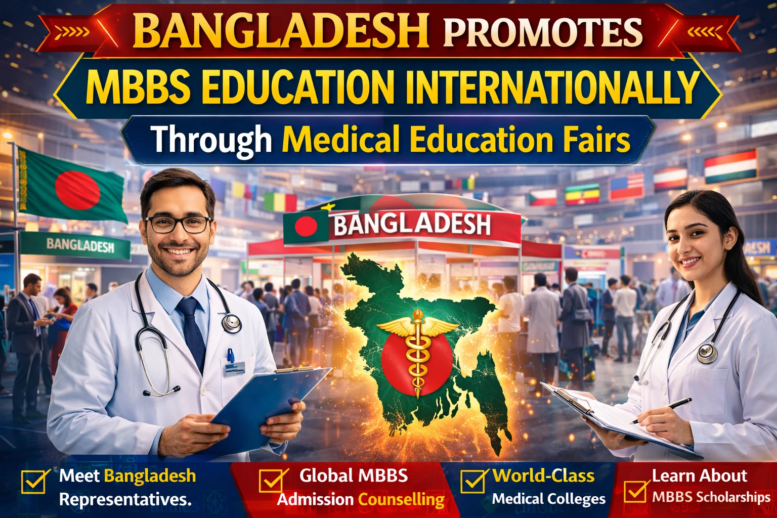 Medical Education Fairs: Bangladesh's Worldwide Promotion of MBBS Studies