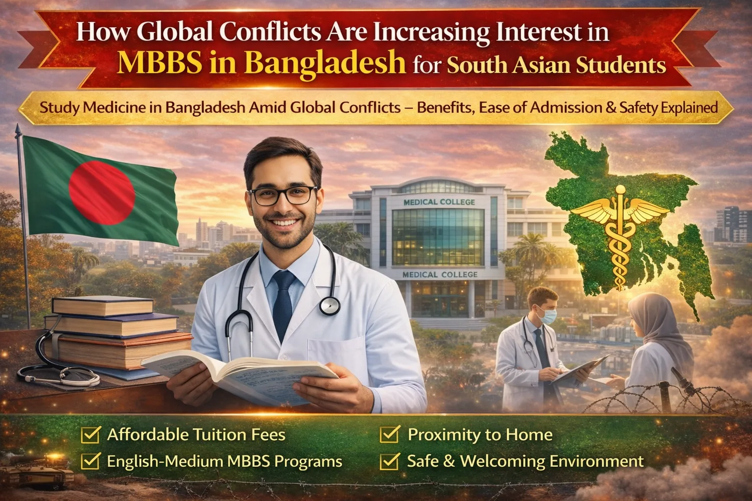 Why South Asian Students More Interested in Seeking Their MBBS Studies from Bangladesh Amidst Global Diplomatic Issues?