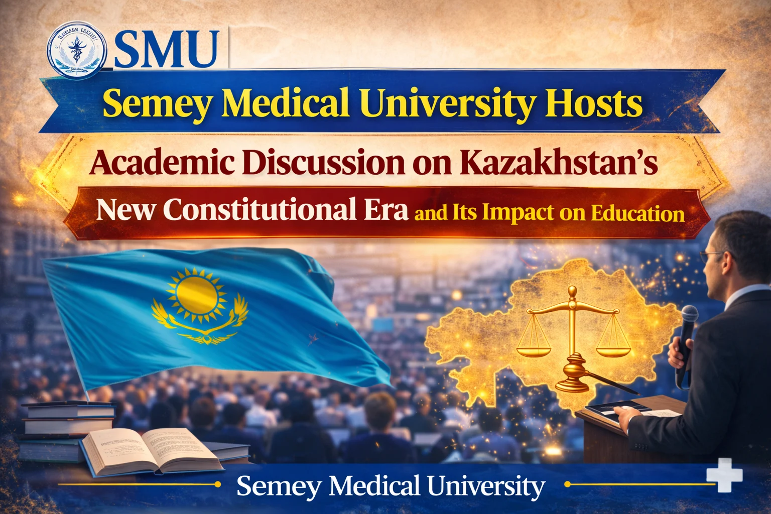 Semey State Medical University Hosts Academic Discussion on New Constitutional Era of the Republic of Kazakhstan and Impact on Education