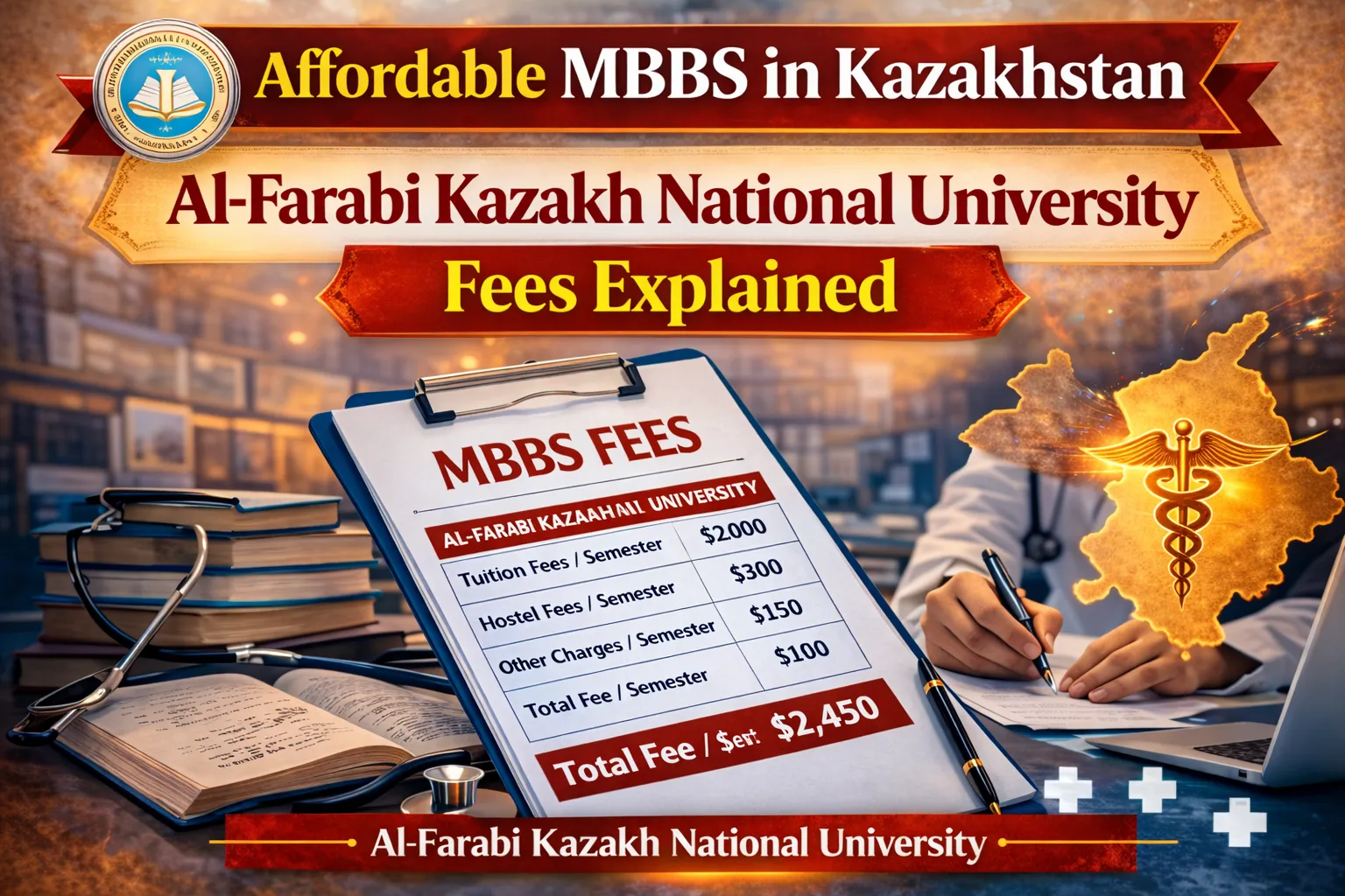University of Al-Farabi Kazakh National University Fee Structure for MBBS in Kazakhstan