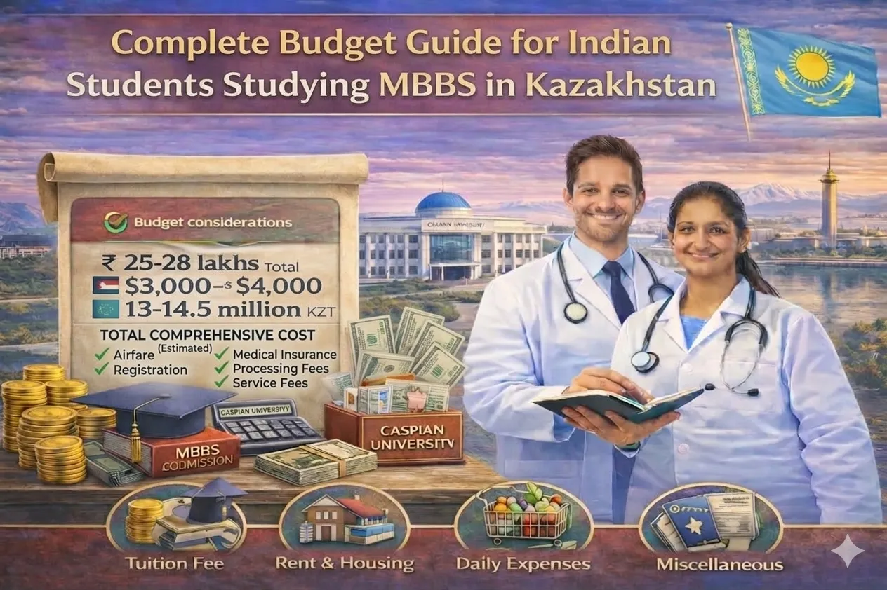 All Inclusive Budget Guide for Indian Students Going to Kazakhstan for MBBS