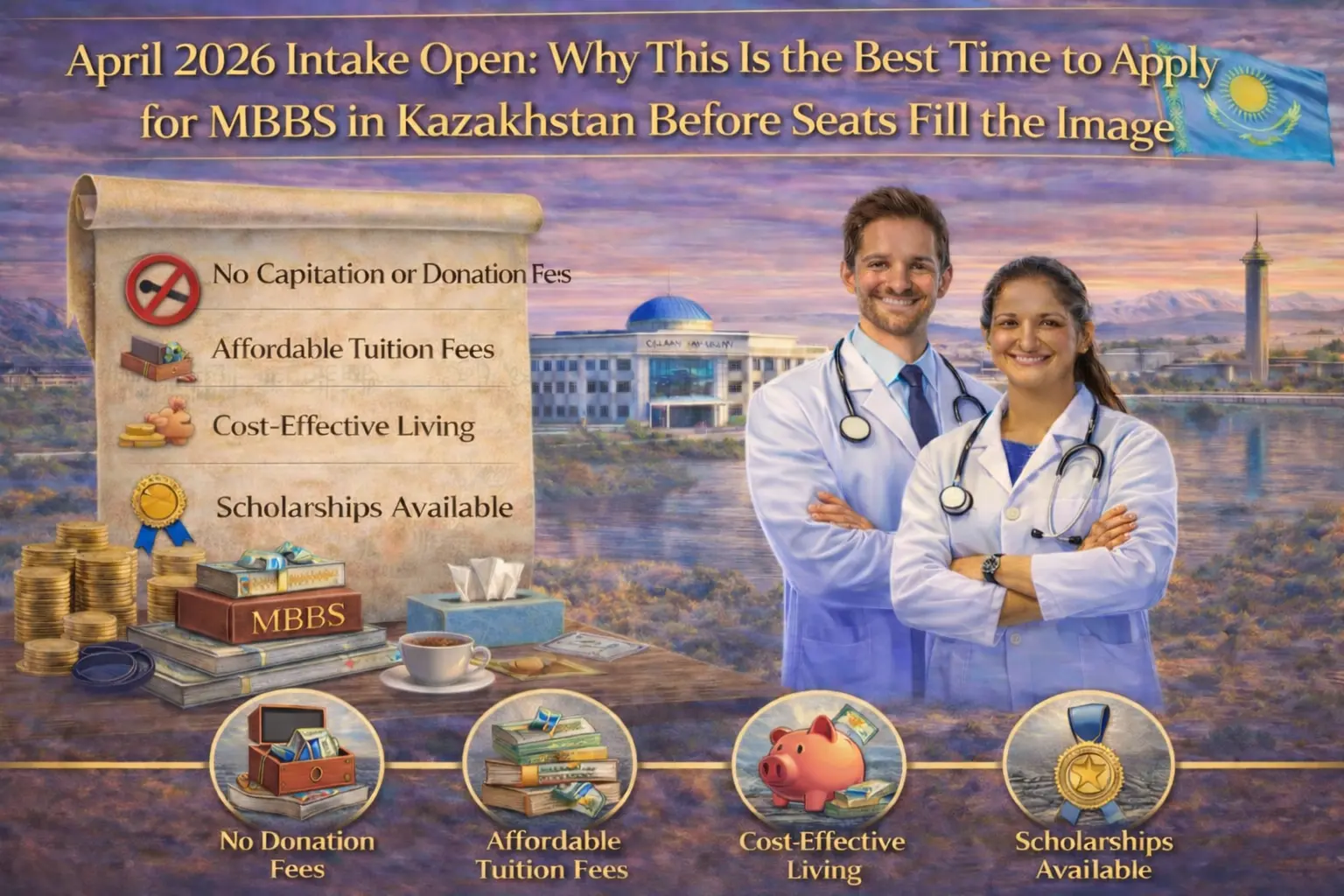 April 2026: The Opportune Moment to Apply for MBBS in Kazakhstan Before All Seats Get Clubbed