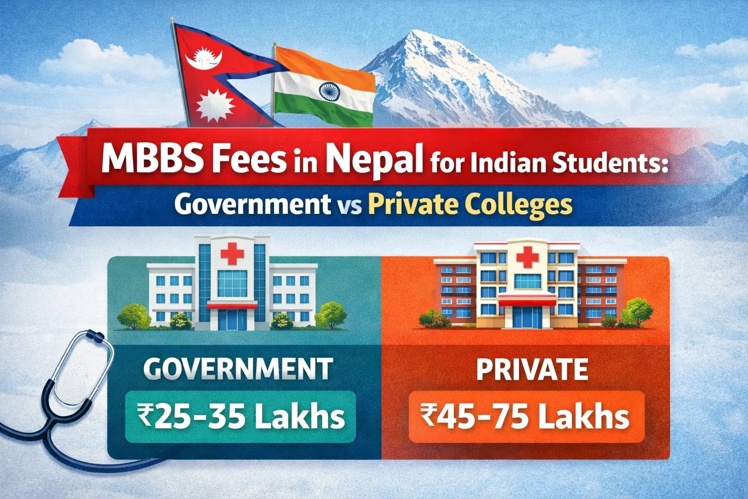 MBBS Fees in Nepal for Indian Students: Government vs Private Colleges