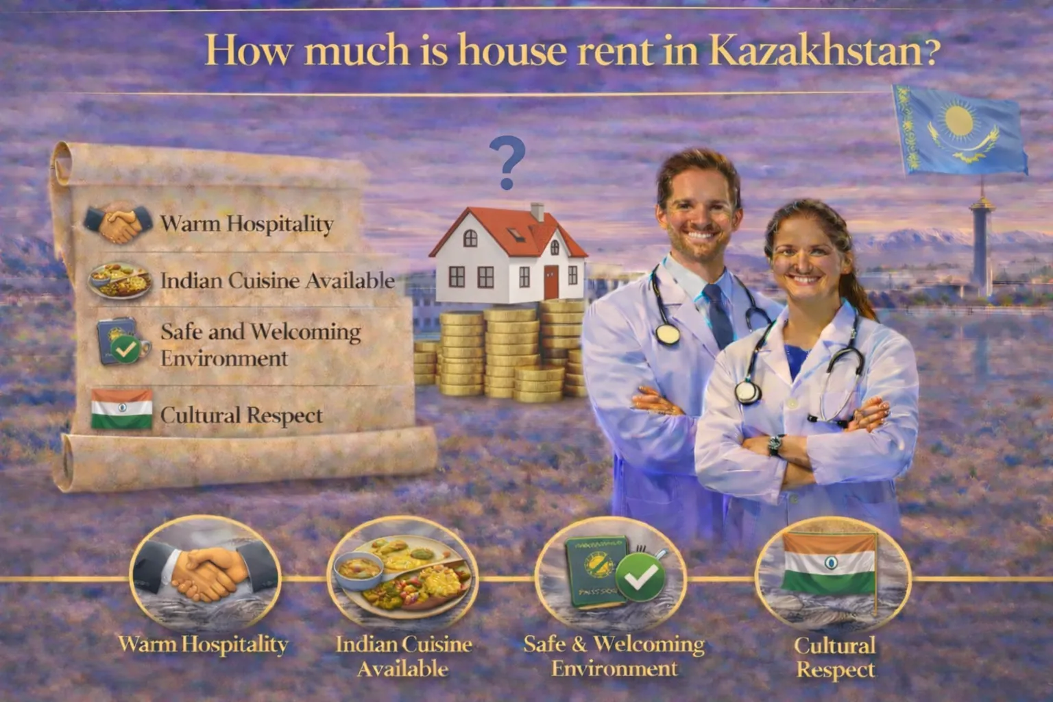 House Rent in Kazakhstan With Prices A Step by Step Expense Guide for students Choosing MBBS in Kazakhstan