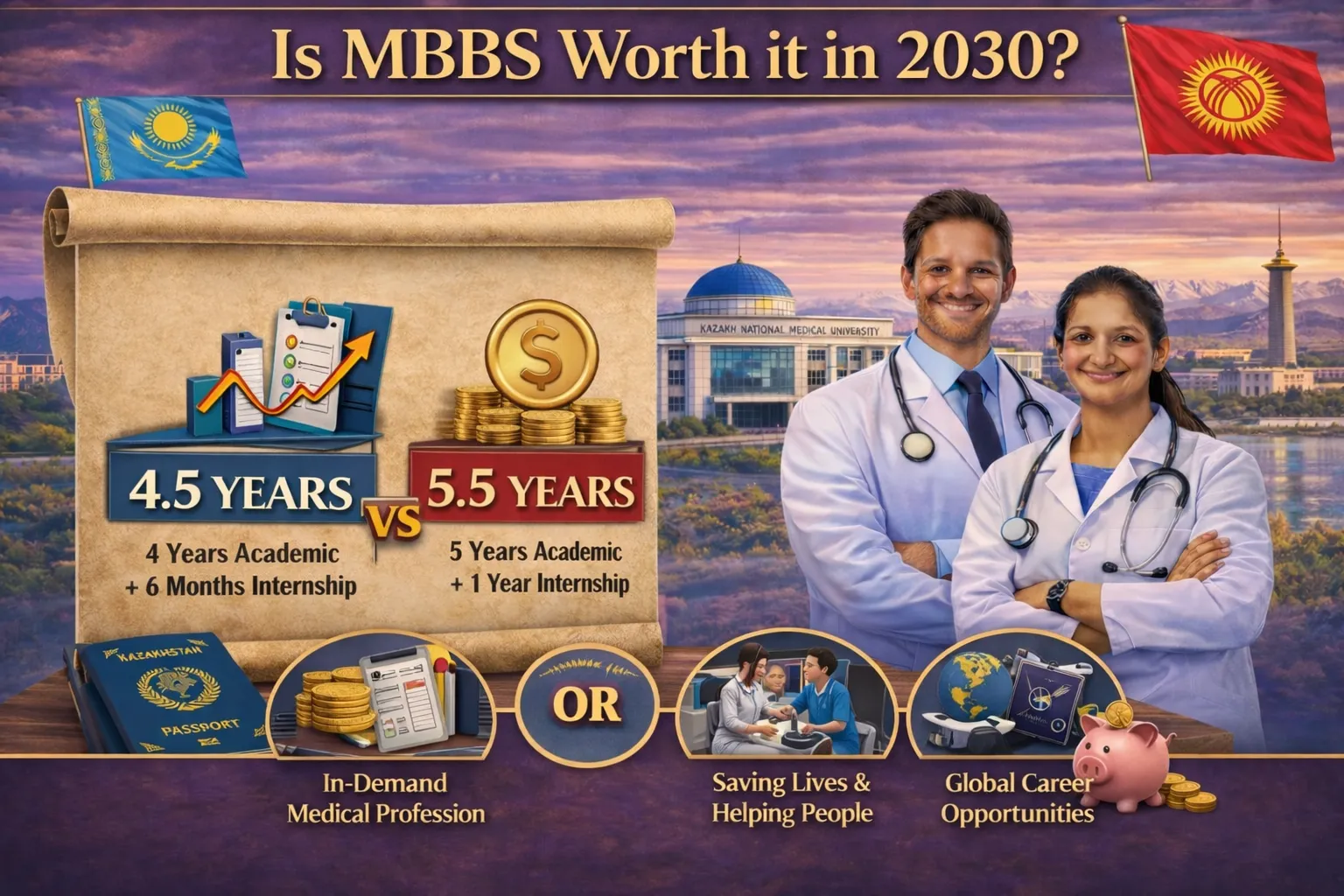 Is MBBS Worth It in 2030? The Future Scope, Career Opportunities & Why MBBS in Kazakhstan is Still a Good Move