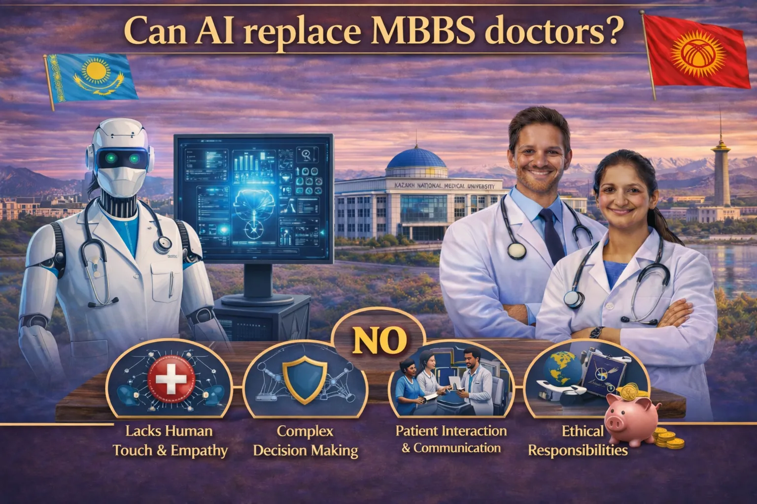 Can AI Replace MBBS Doctors? About Future of Medicine: MBBS in Kazakhstan