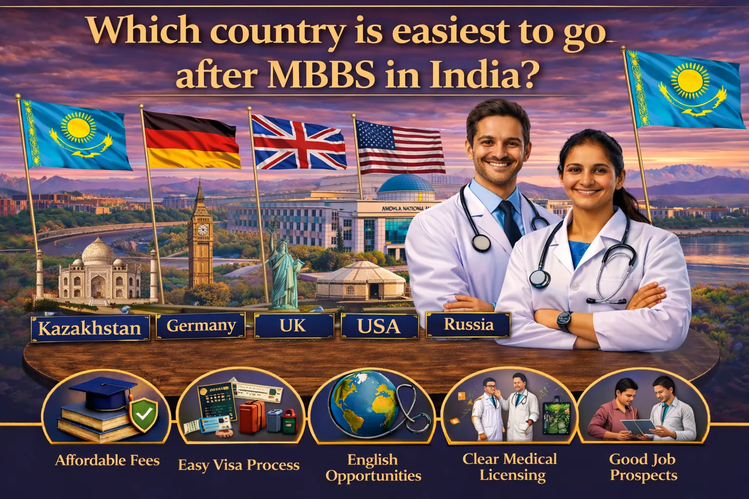 Which Country Is Easiest After MBBS In India? A Practical Handbook for Medical Graduates
