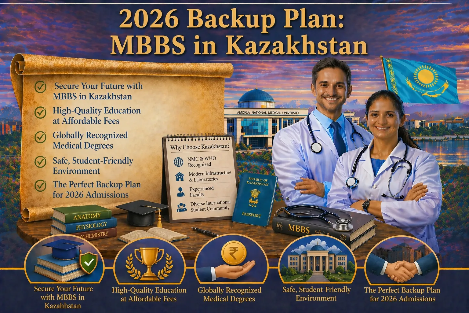 Backup plan 2026: MBBS in Kazakhstan – A wise insurance for tomorrow's doctors