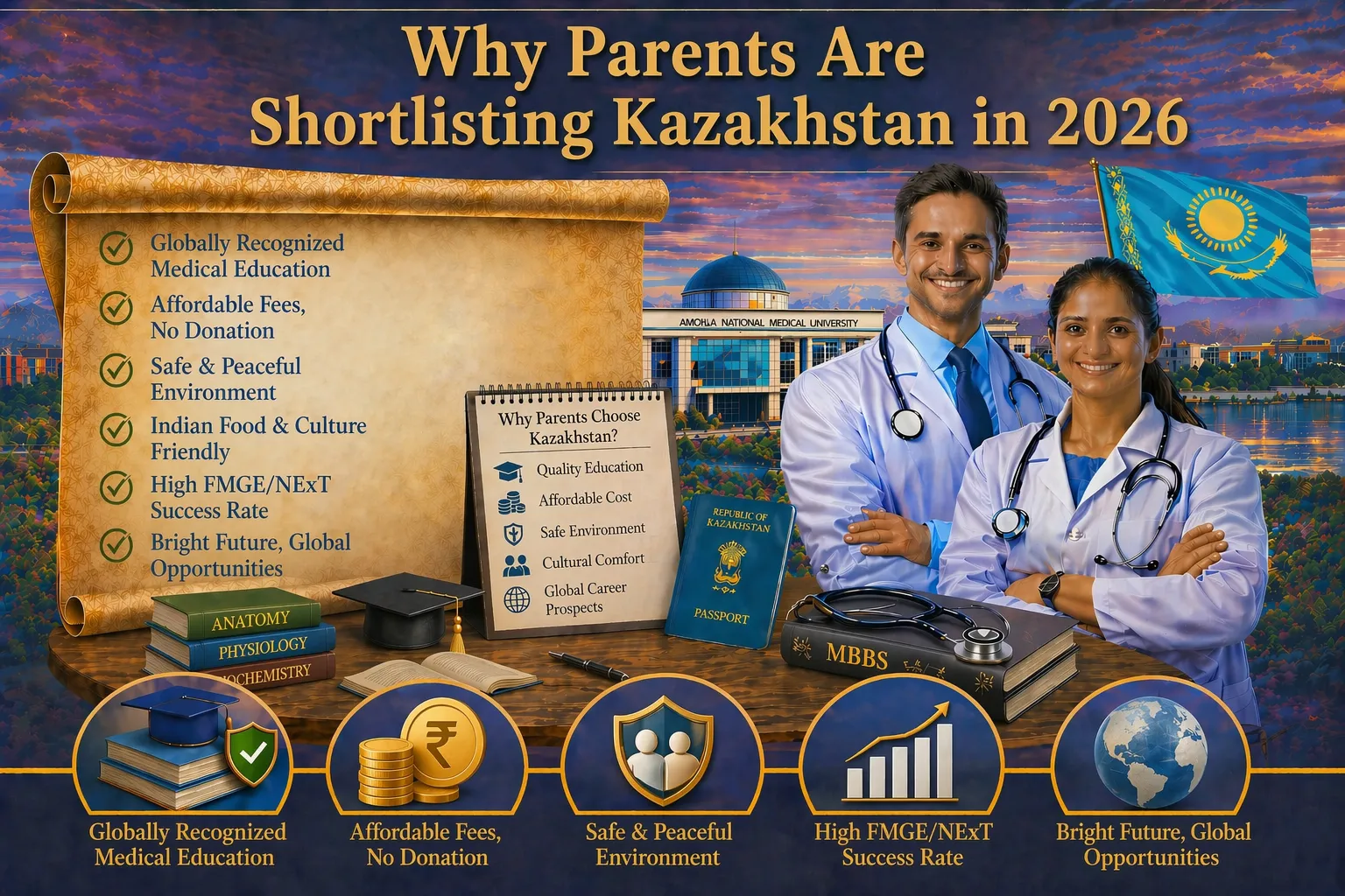 Why 2026 Is Saviour for the Parents to Shortlist Kazakhstan for MBBS