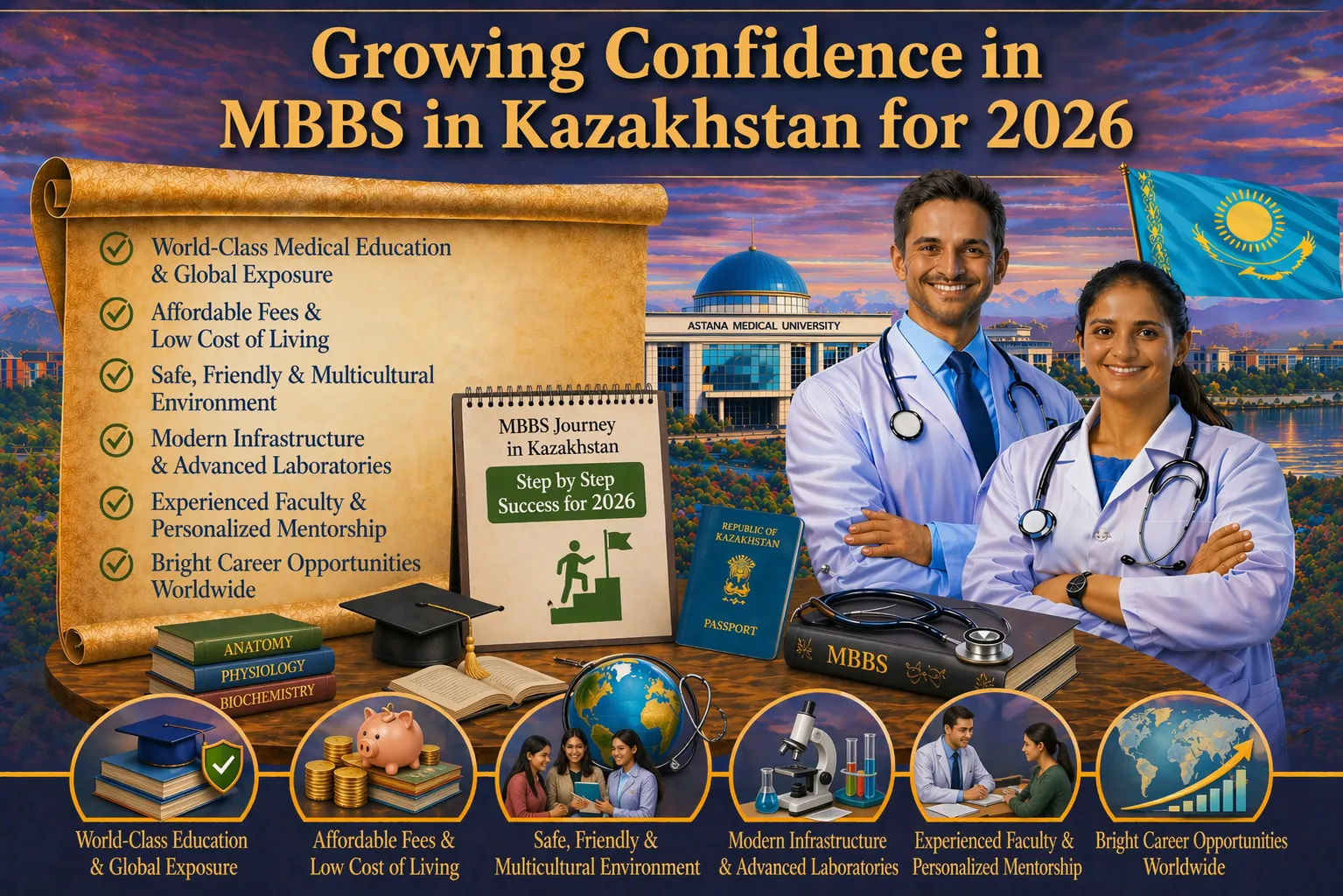Rising Trust in MBBS in Kazakhstan to 2026: What is Leading Students and Parents towards this Medical Destination
