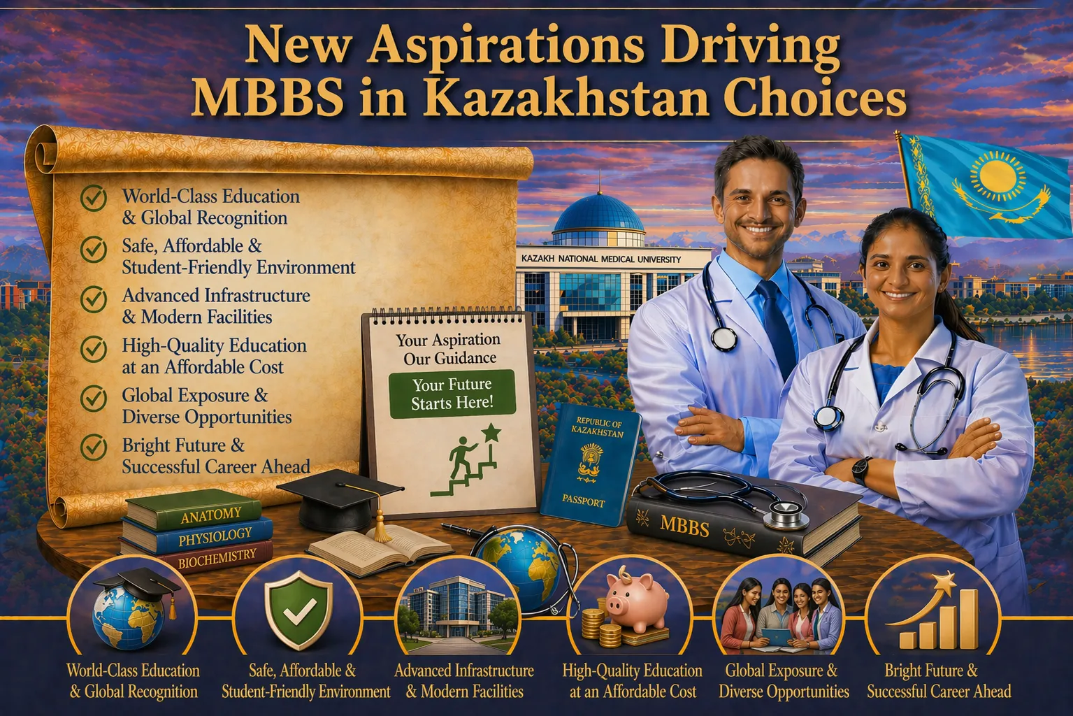 Changing Goals—New Aspirations Driving MBBS in Kazakhstan Choices of Students 2026