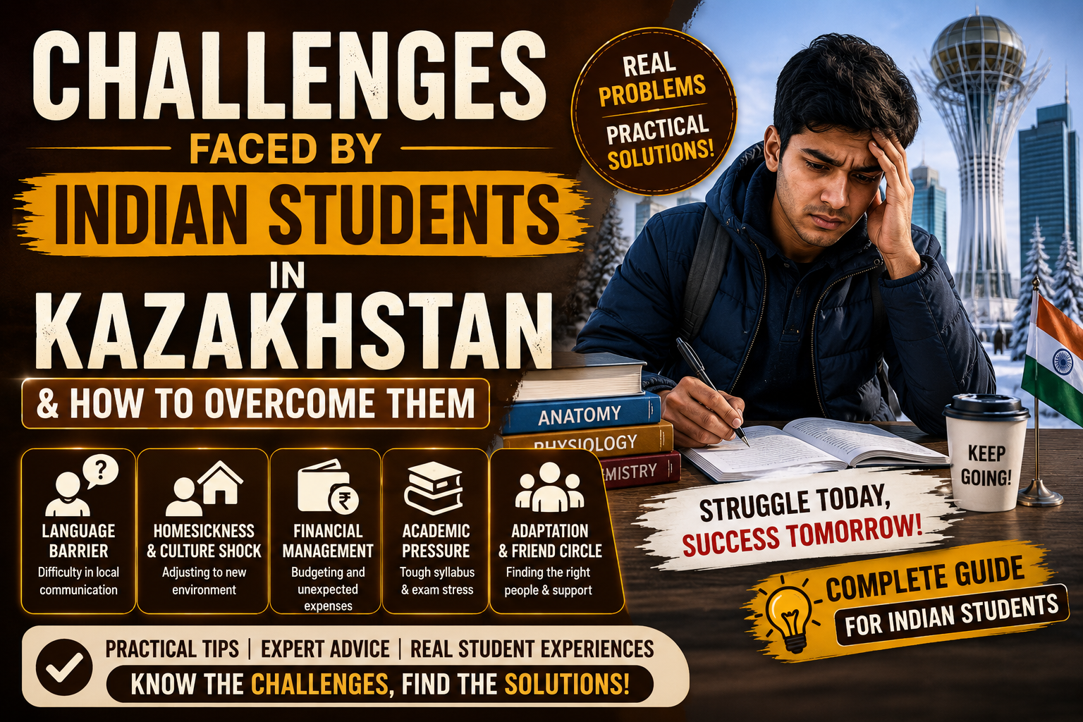 Challenges of Indian students in Kazakhstan and How to overcome them (2026 Practical Guide)
