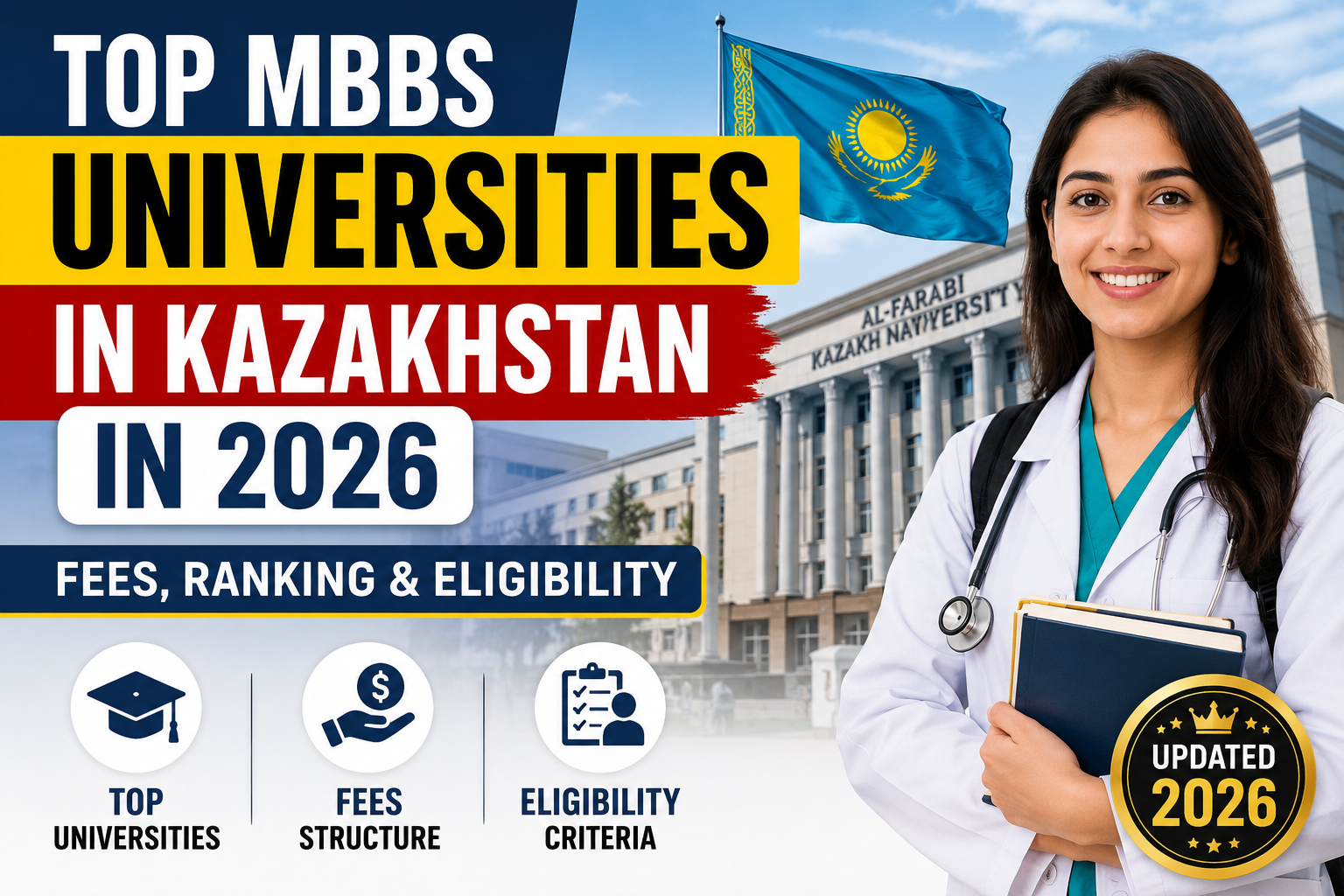 Top MBBS Universities in Kazakhstan in 2026: Fees, Ranking & Eligibility