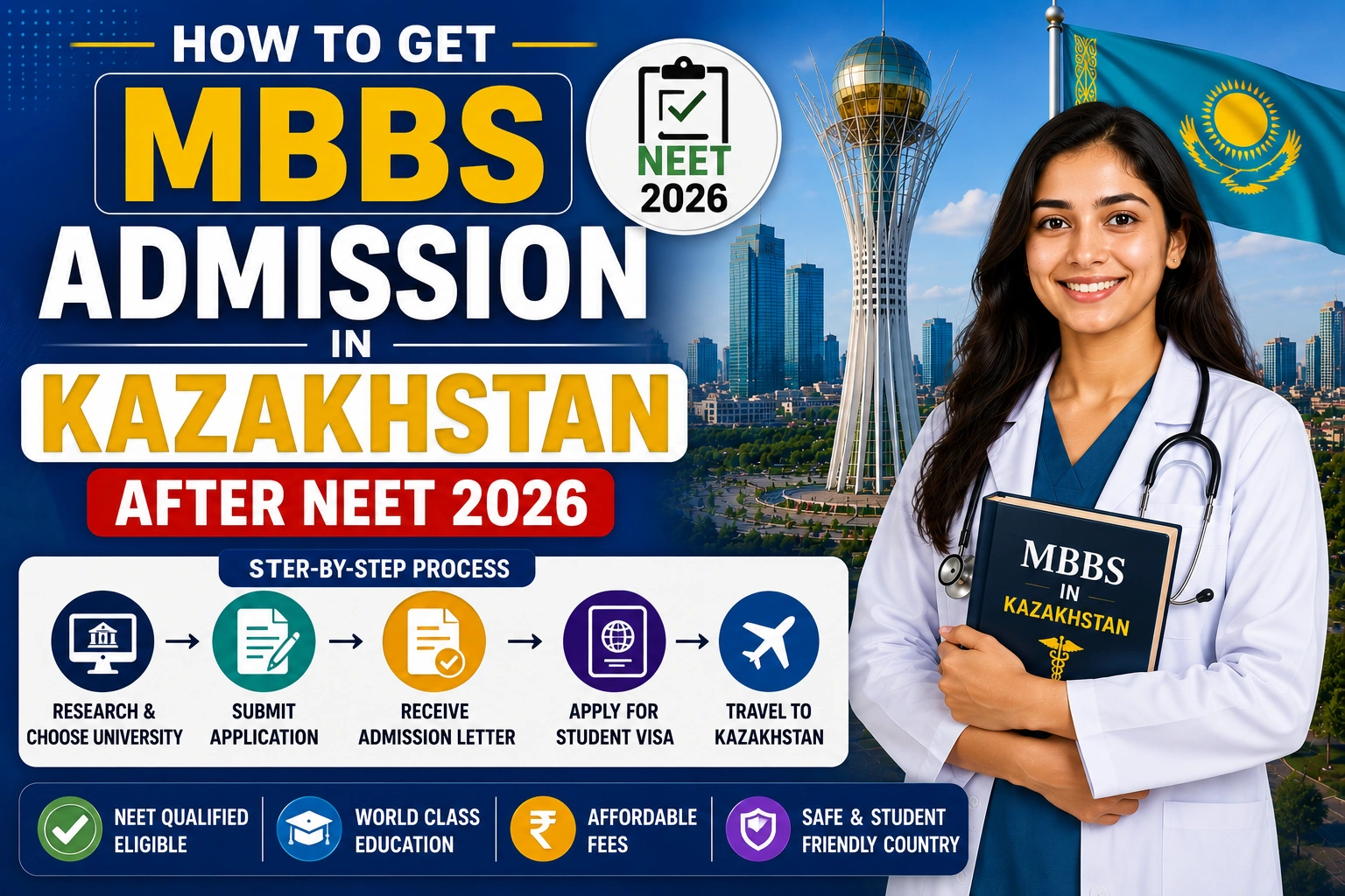 How to Get MBBS Admission in Kazakhstan After NEET 2026