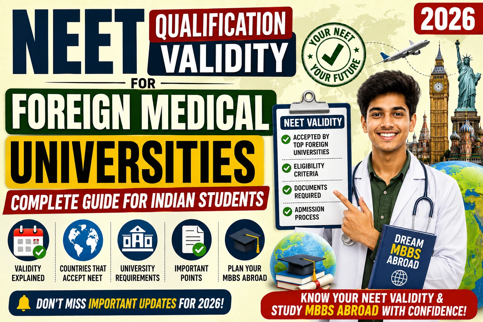 NEET Qualification Validity for Foreign Medical Universities in 2026