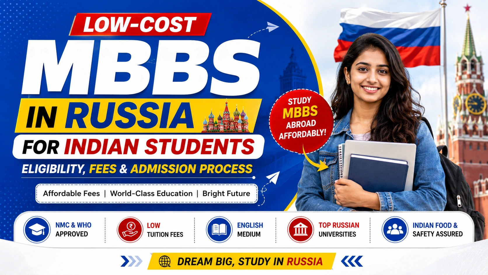 Low-Cost MBBS in Russia for Indian Students: Eligibility, Fees & Admission Process