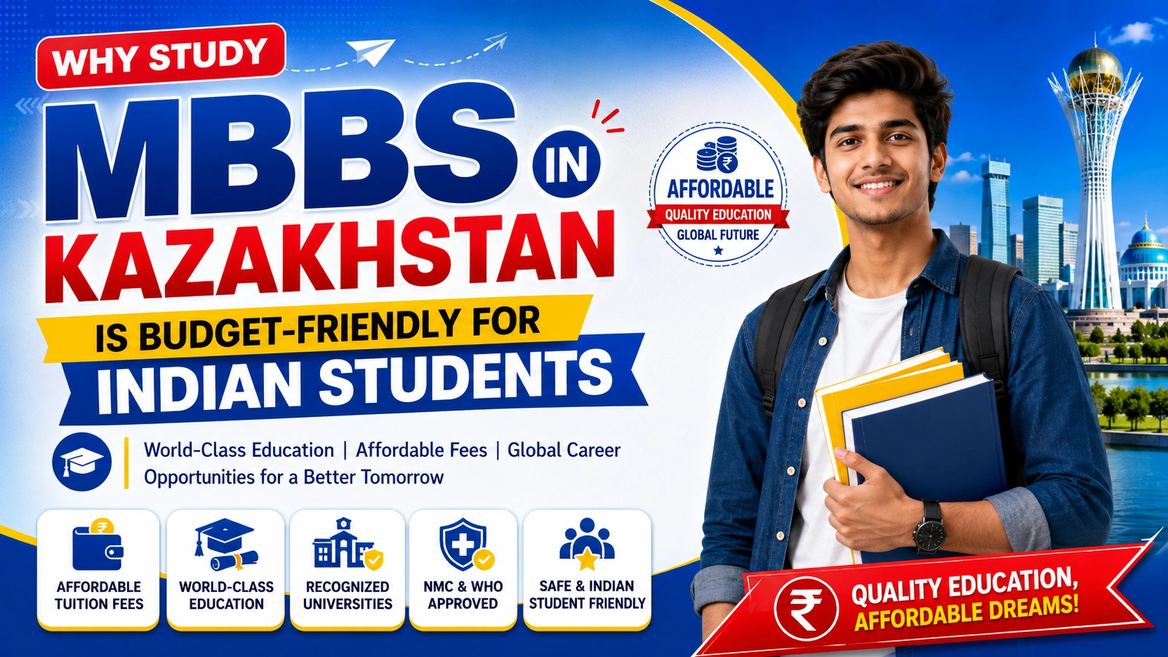 Why Study MBBS in Kazakhstan is Budget-Friendly for Indian Students