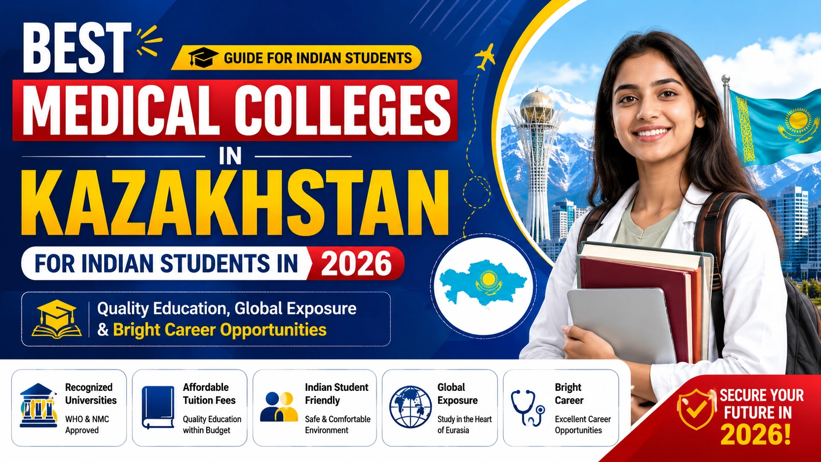 Best Medical Colleges in Kazakhstan for Indian Students in 2026
