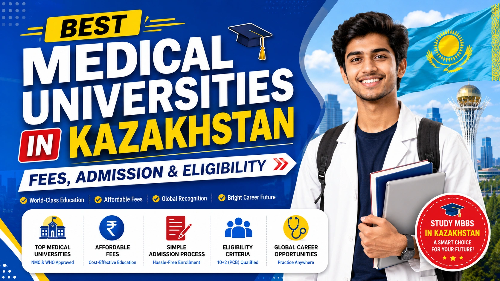 Best Medical Universities in Kazakhstan: Fees, Admission & Eligibility