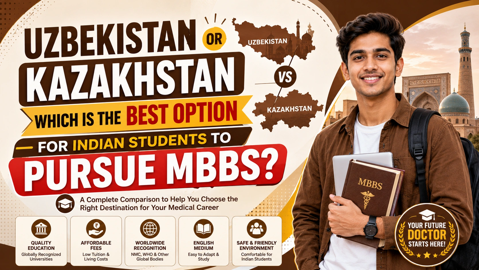 Uzbekistan or Kazakhstan Which is the Best Option for Indian Students to Pursue MBBS?