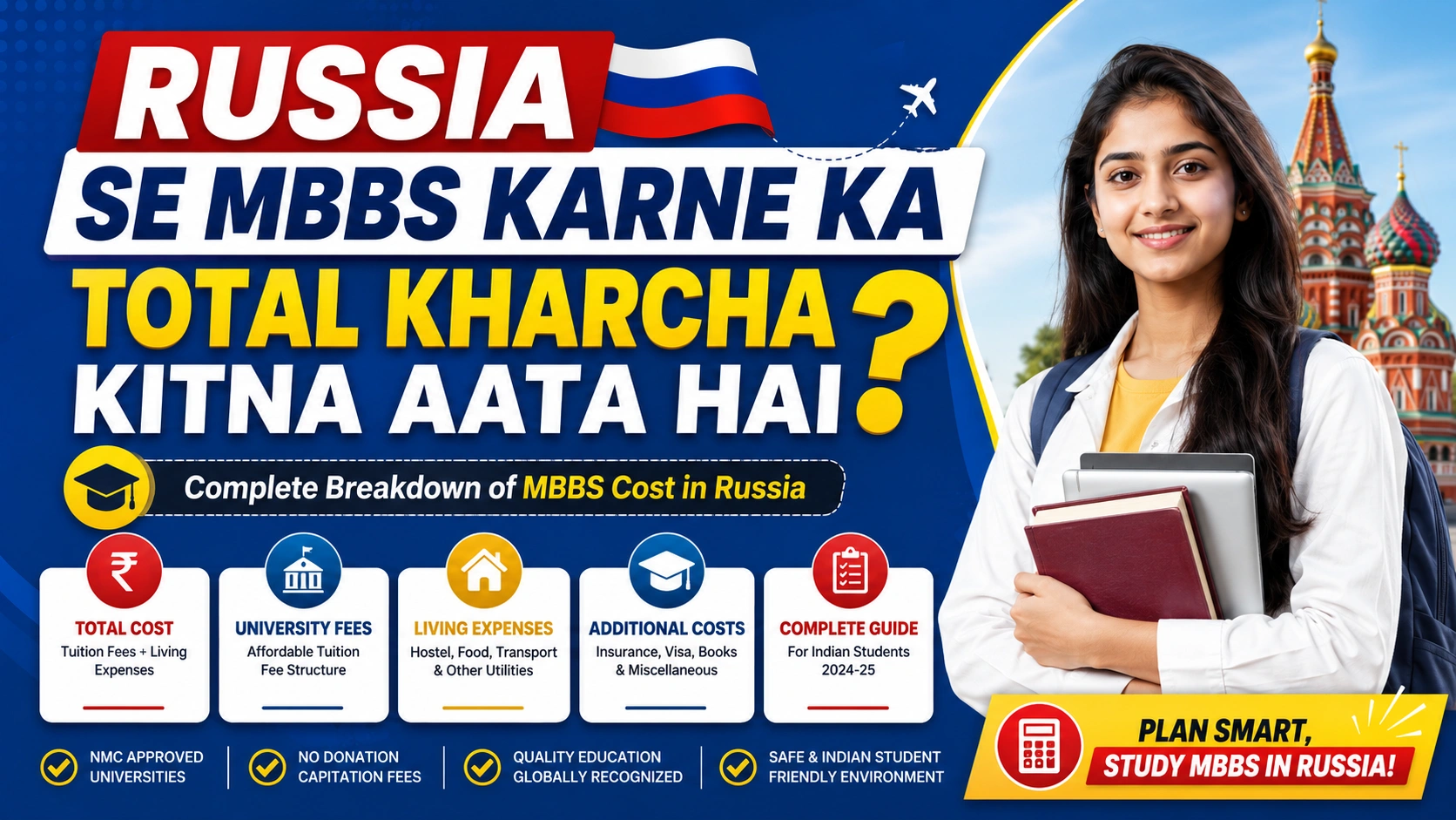 Russia Se MBBS Karne Ka Total Kharcha Kitna Aata Hai