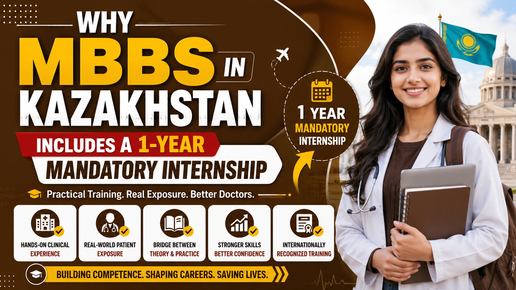 Why MBBS in Kazakhstan Includes a 1-Year Mandatory Internship