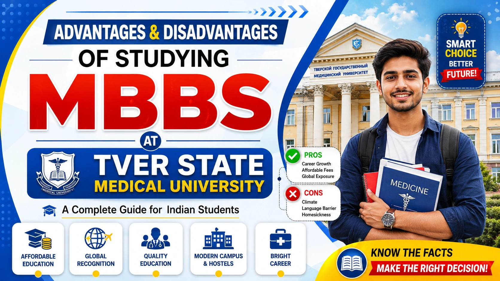 Advantages and Disadvantages of Studying MBBS at Tver State Medical University
