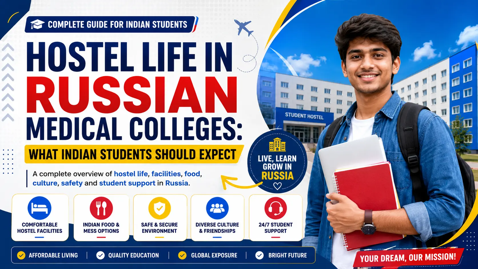 Hostel Life in Russian Medical Colleges: What Indian Students Should Expect