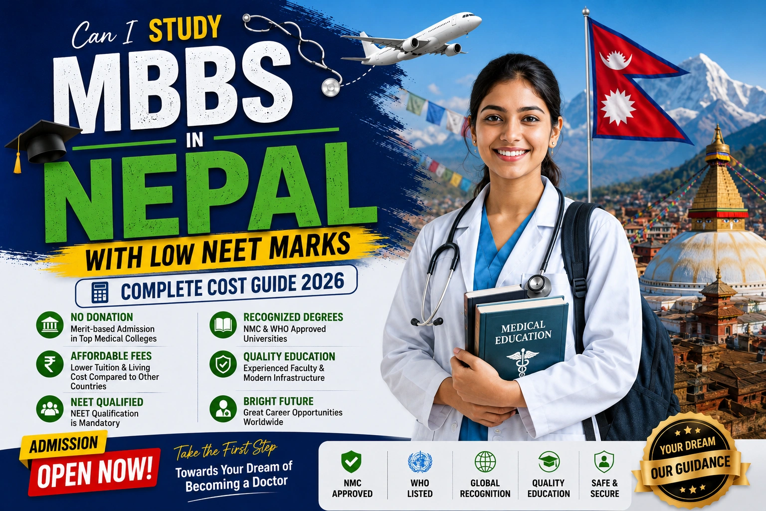 Can I Study MBBS in Nepal with Low NEET Marks