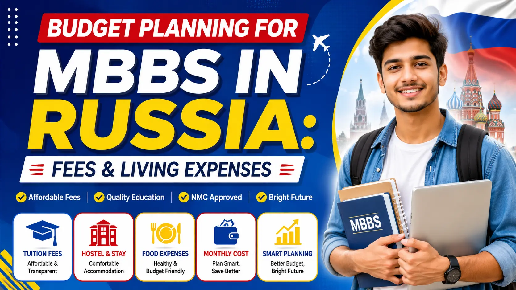 Budget Planning for MBBS in Russia: Fees & Living Expenses