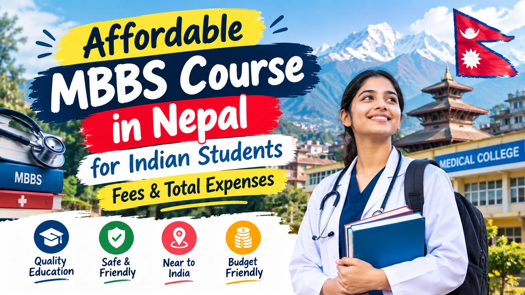 Affordable MBBS Course in Nepal for Indian Students: Fees & Total Expenses