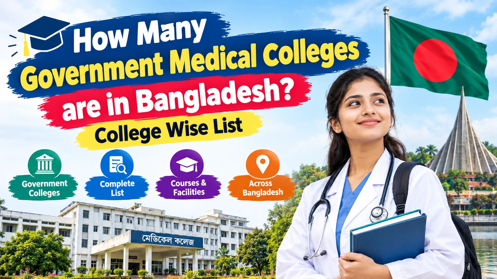 How Many Government Medical Colleges are in Bangladesh? College Wise List