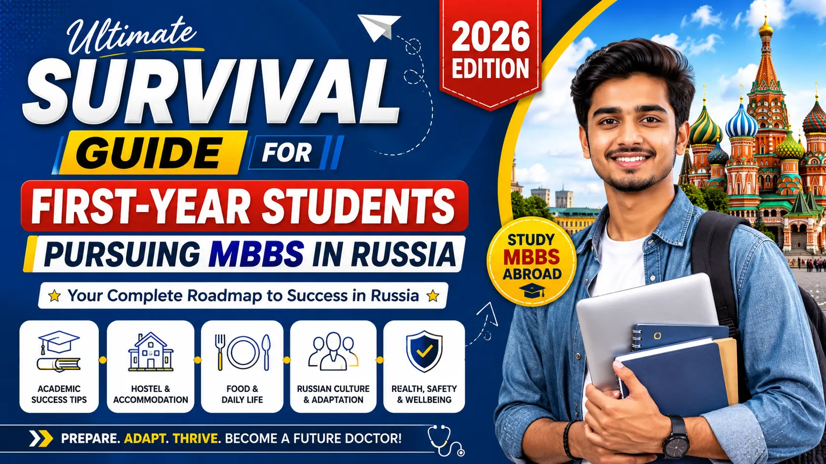 Ultimate Survival Guide for First-Year Students Pursuing MBBS in Russia (2026 Edition)