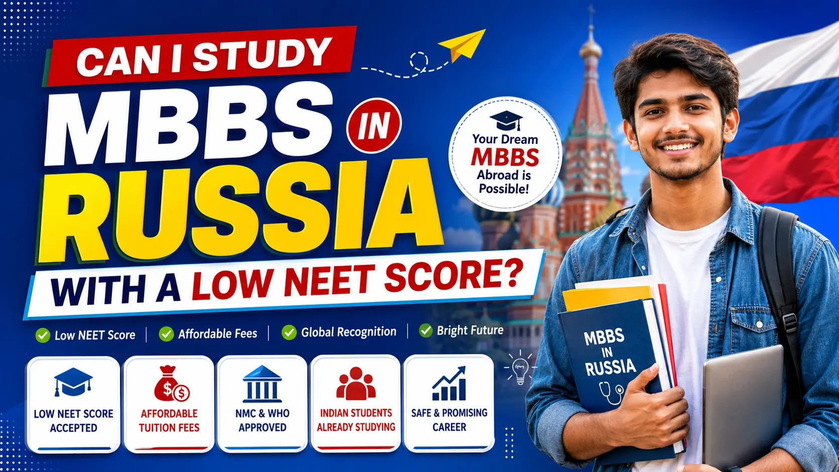 Can I Study MBBS in Russia with a Low NEET Score?