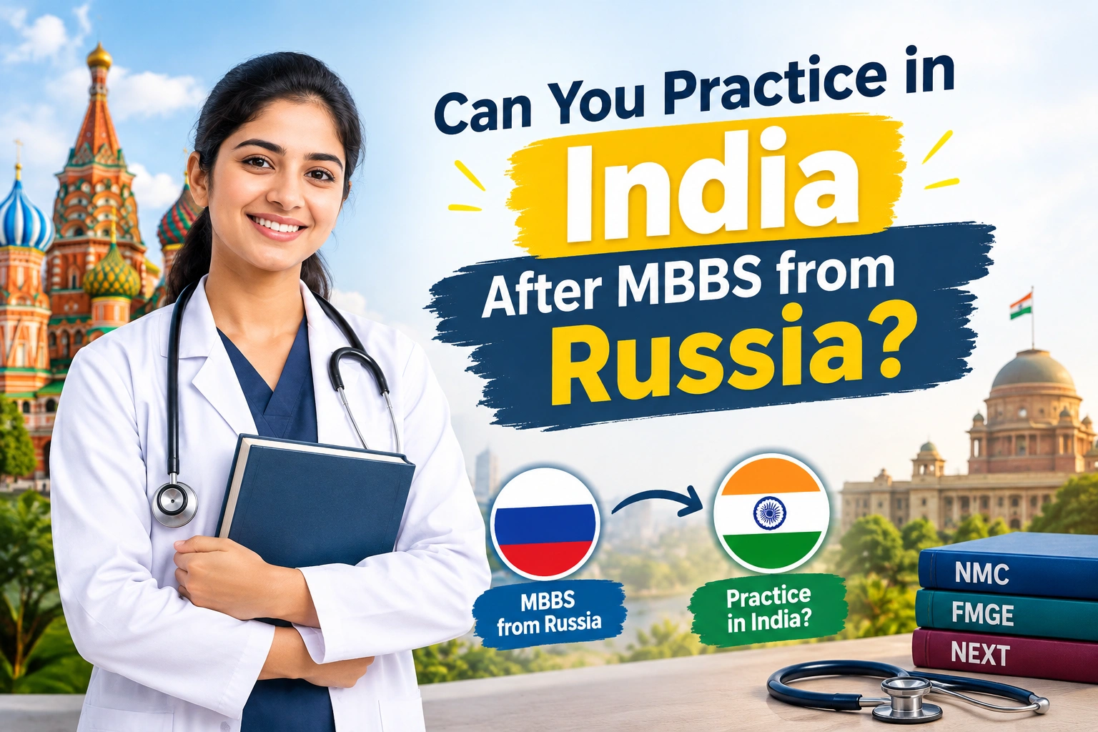 Can You Practice in India After MBBS from Russia?
