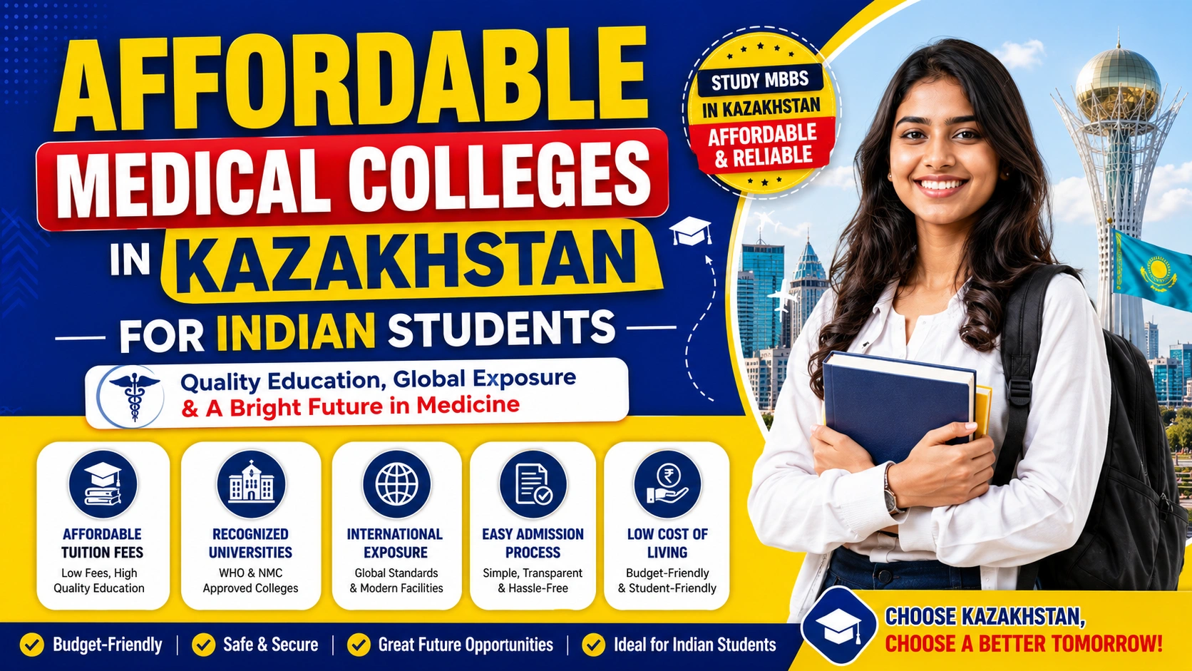 Affordable Medical Colleges in Kazakhstan for Indian Students