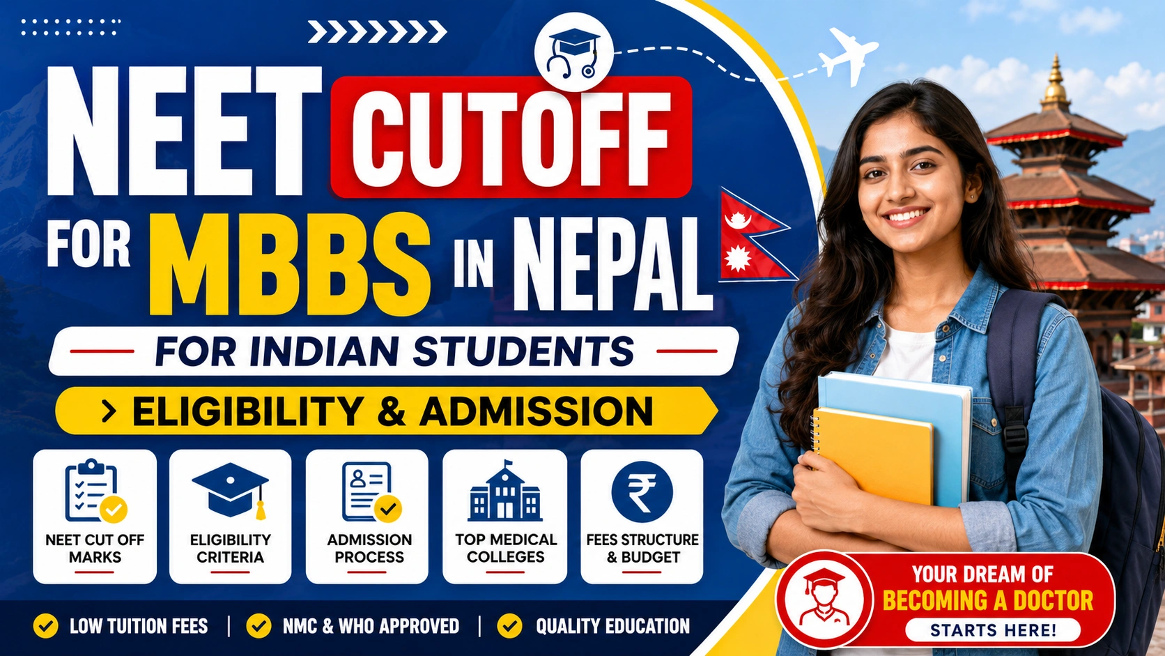 NEET Cutoff for MBBS in Nepal for Indian Students: Eligibility & Admission