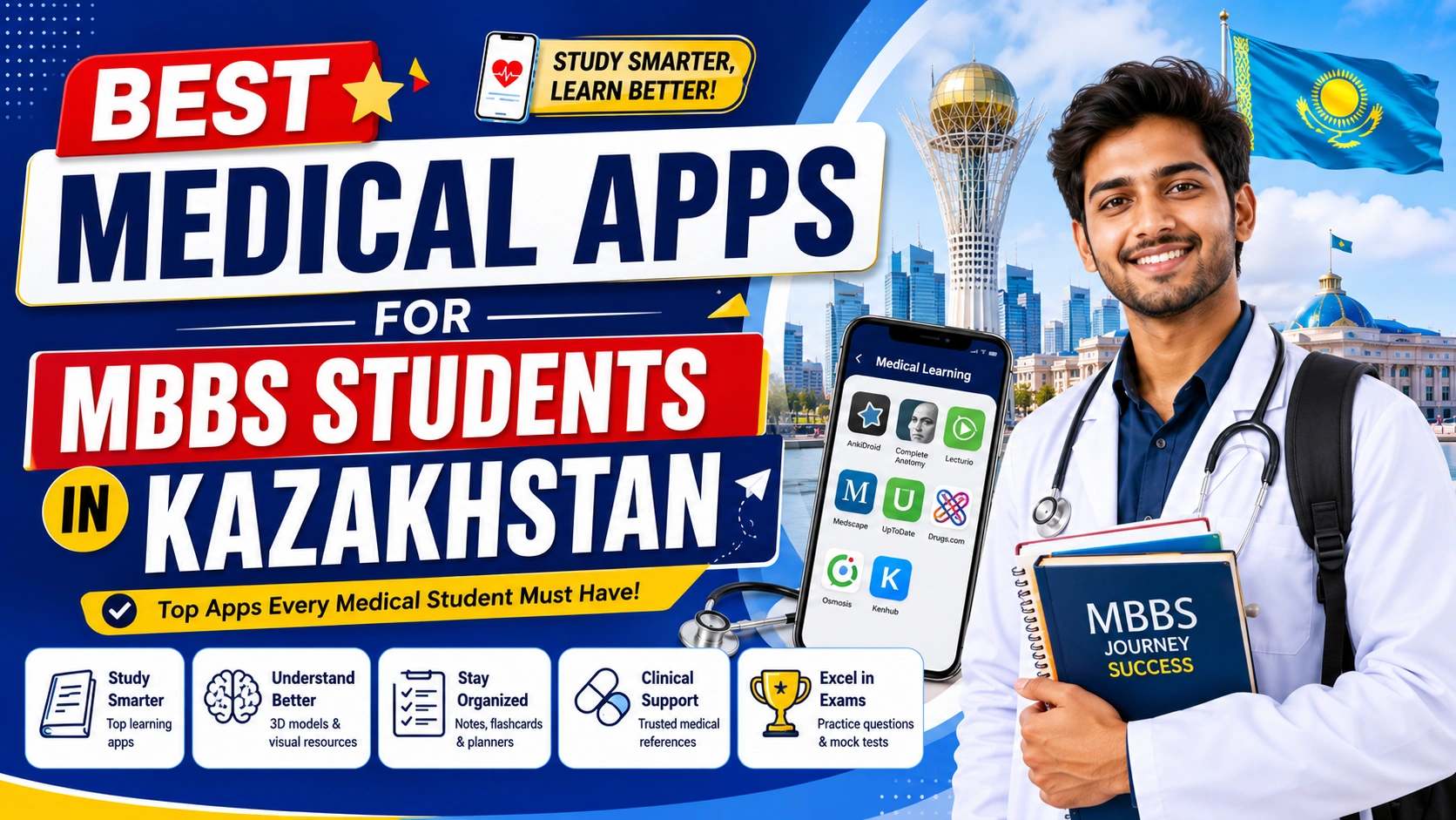 Best Medical Apps for MBBS Students in Kazakhstan