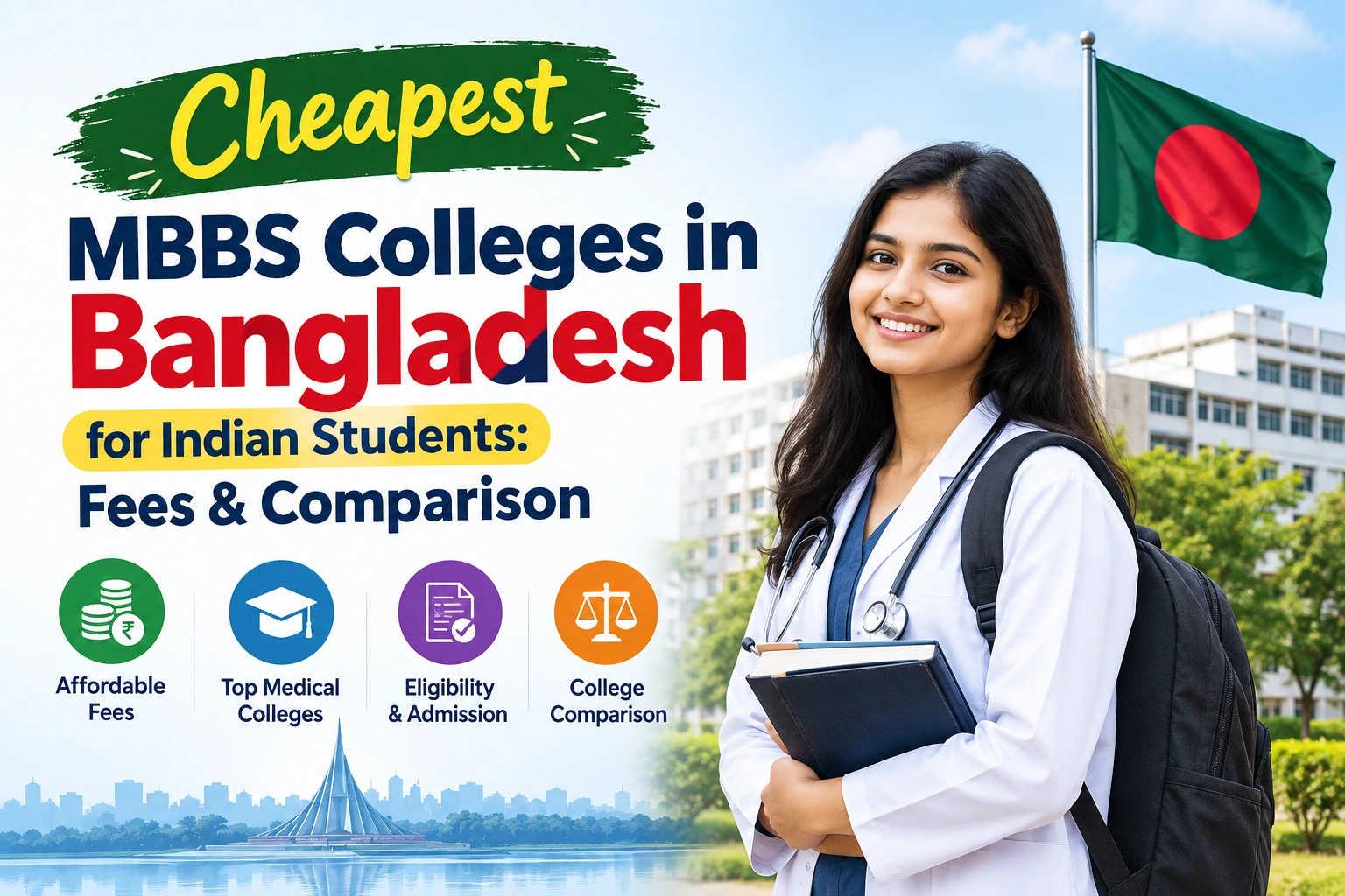 Cheapest MBBS Colleges in Bangladesh for Indian Students: Fees & Comparison