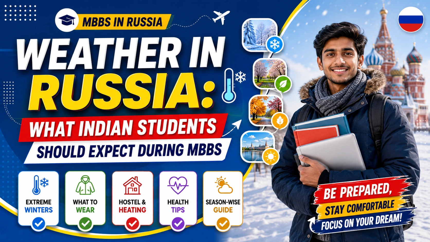 Weather in Russia: What Indian Students Should Expect During MBBS