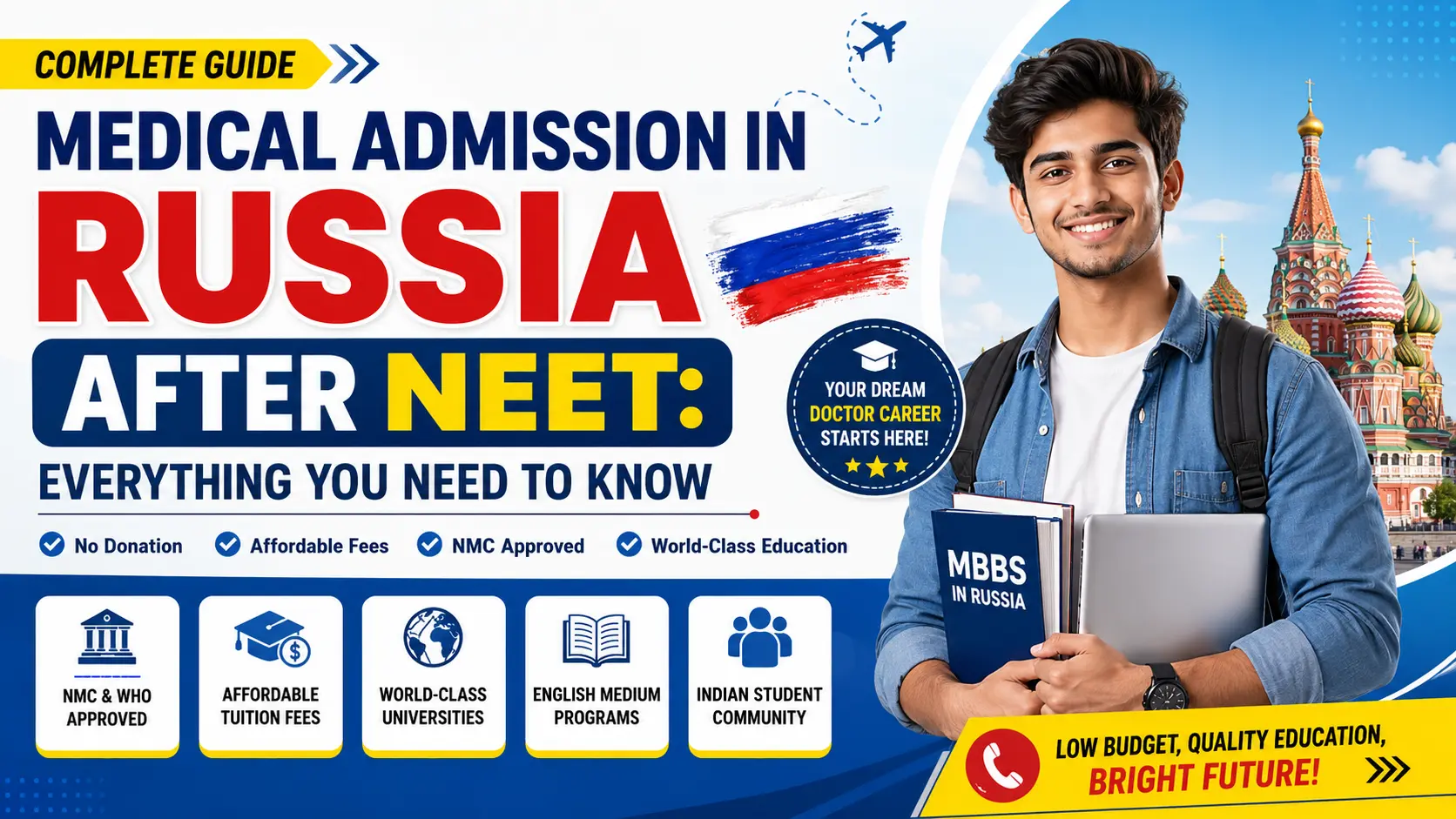 Medical Admission in Russia After NEET: Everything You Need to Know
