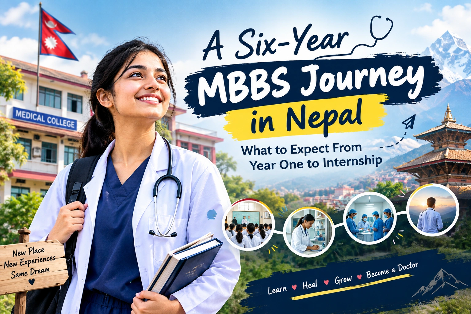 A Six-Year MBBS Journey in Nepal: What to Expect From Year One to Internship
