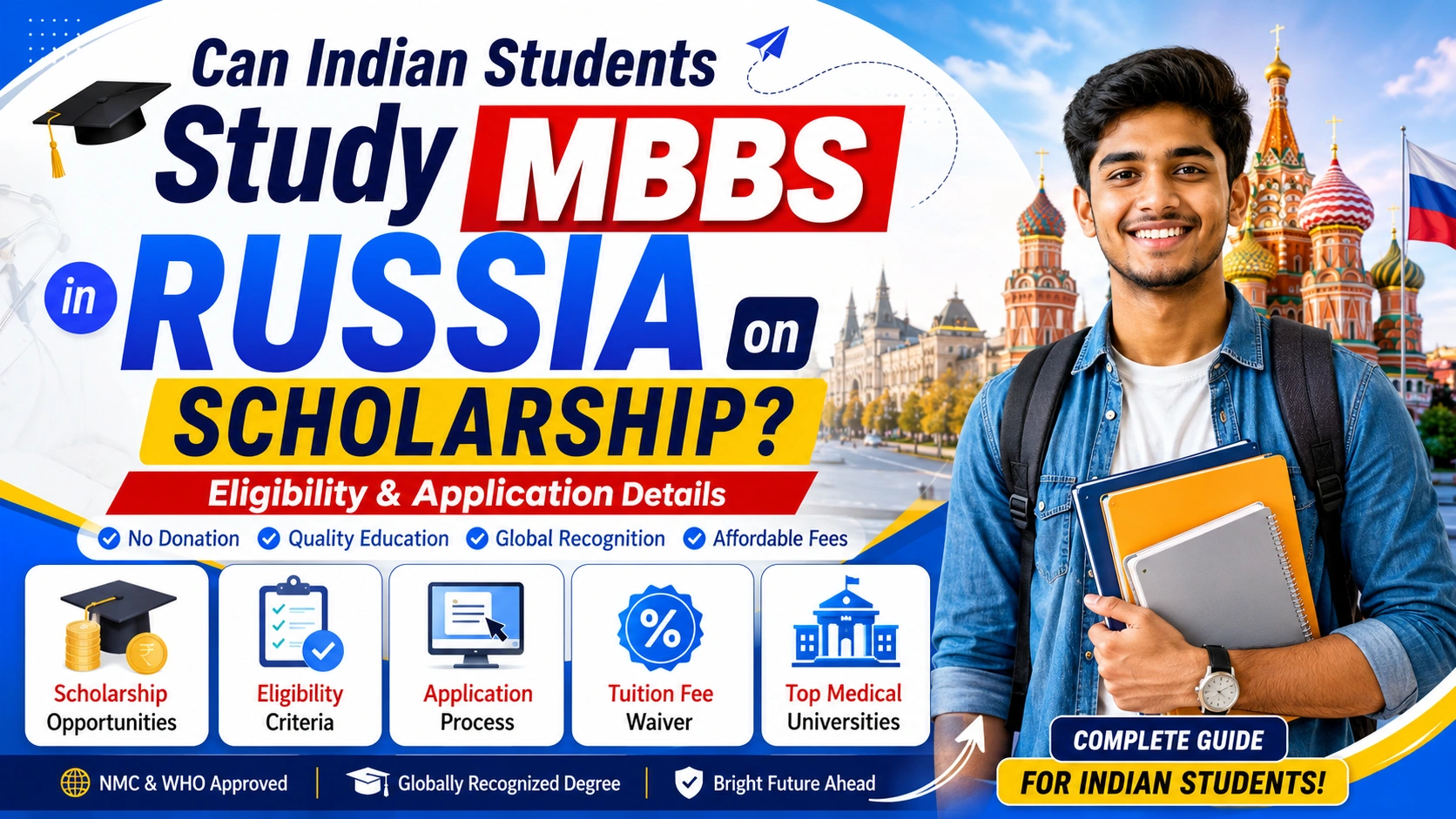 Can Indian Students Study MBBS in Russia on Scholarship? Eligibility & Application Details