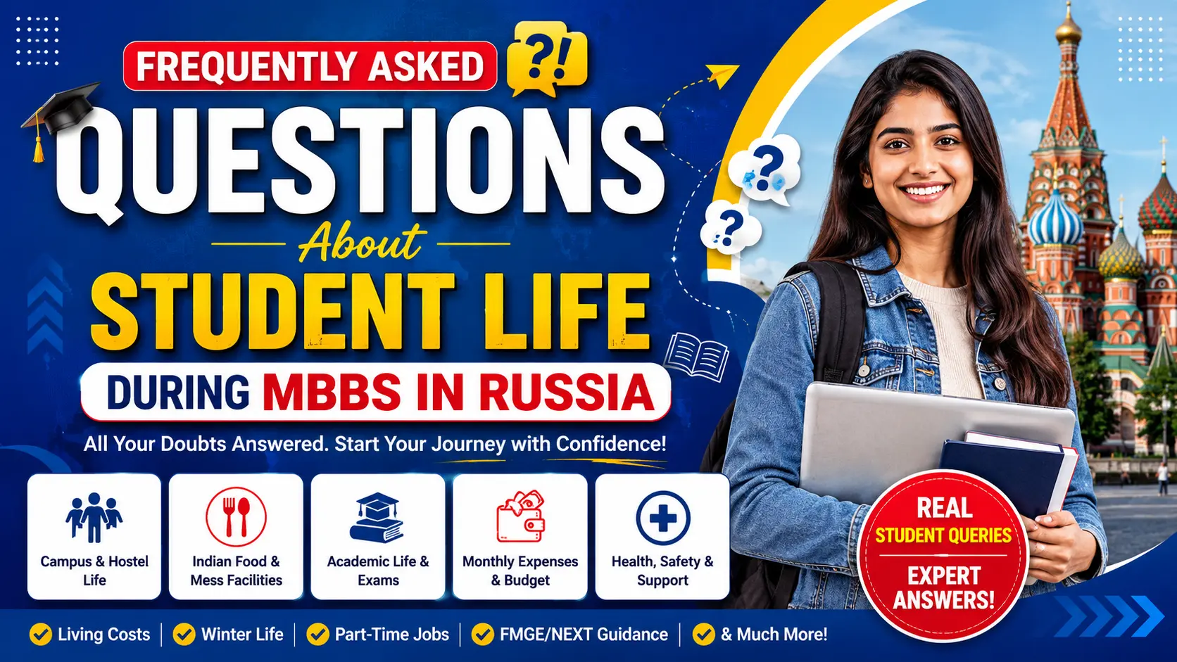 Frequently Asked Questions About Student Life During MBBS in Russia