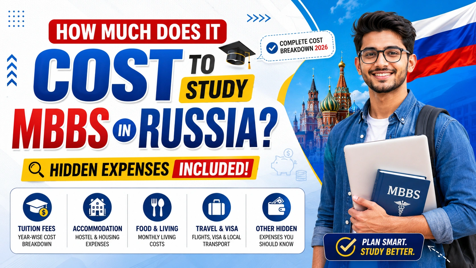 How Much Does It Cost to Study MBBS in Russia Hidden Expenses Included