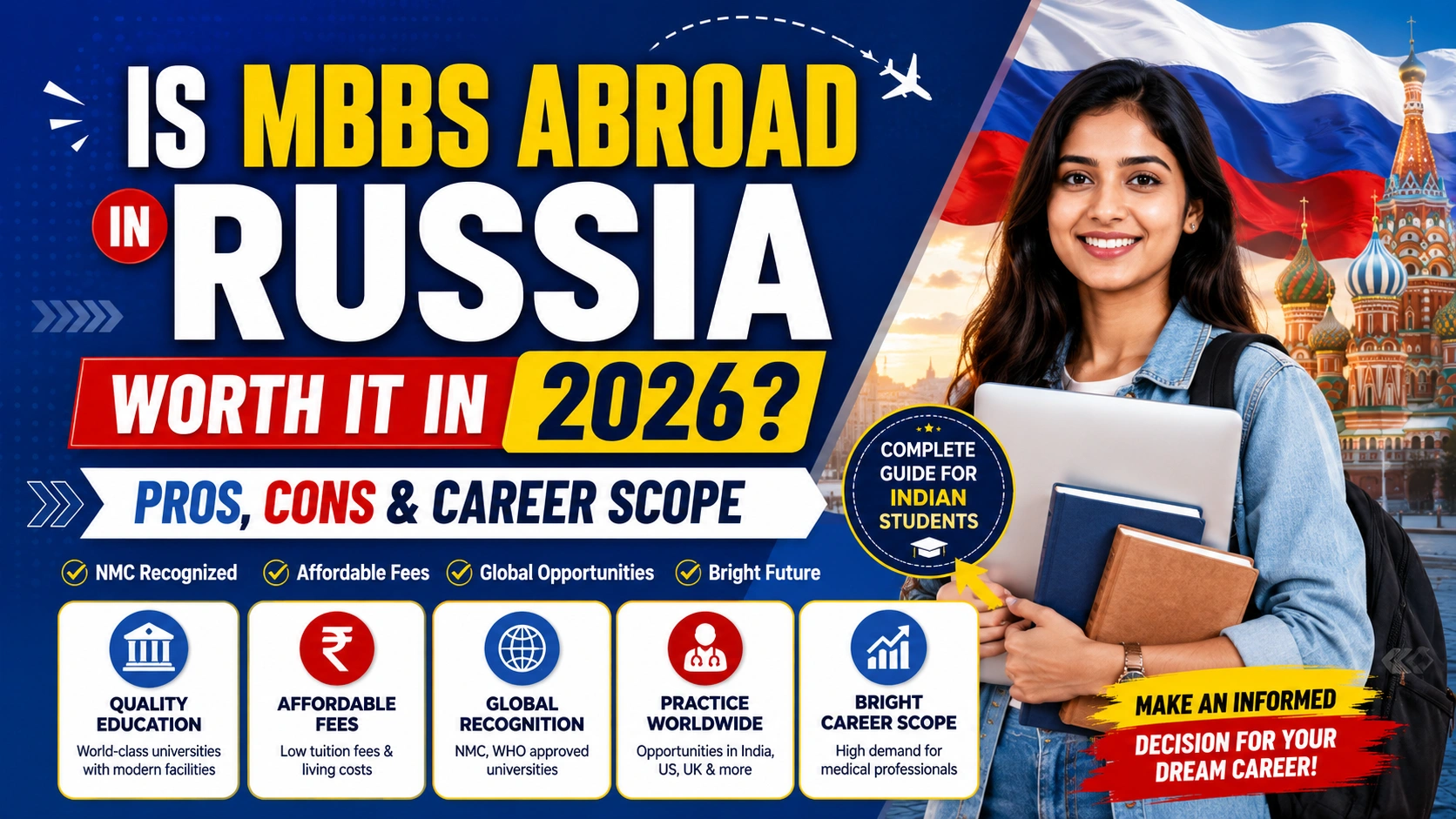 Is MBBS Abroad in Russia Worth It in 2026? Pros, Cons & Career Scope