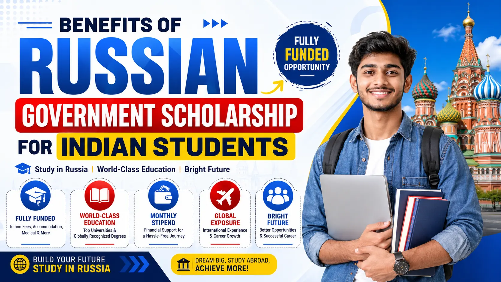 Benefits of Russian Government Scholarship for Indian Students
