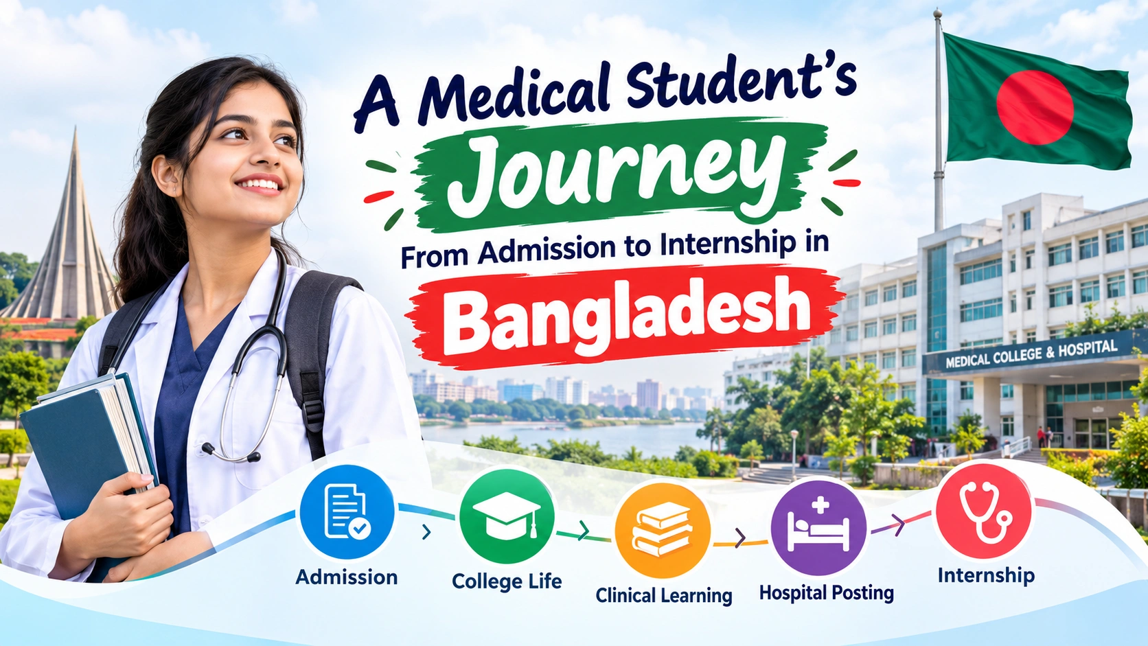 A Medical Student’s Journey: From Admission to Internship in Bangladesh