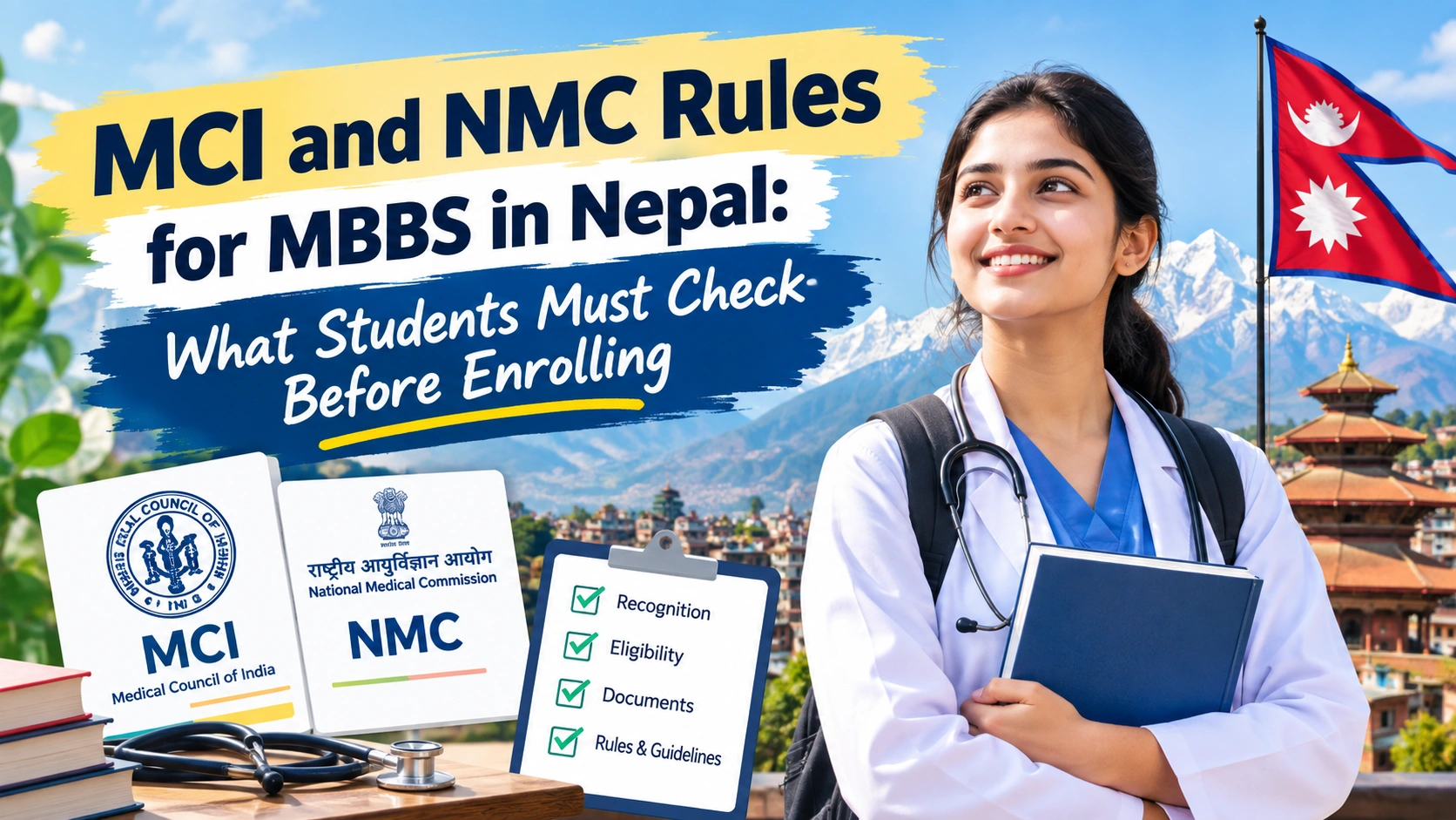 MCI and NMC Rules for MBBS in Nepal: What Students Must Check Before Enrolling